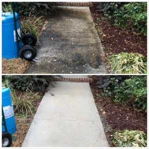 Concrete cleaning services
