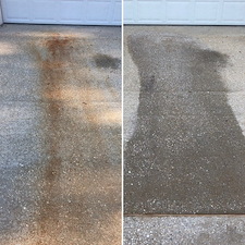 Concrete Driveway Rust Removal in Fairhope 0